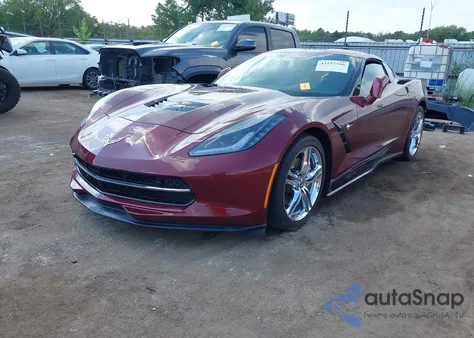 2016 Chevrolet Corvette Stingray z USA, uszkodzony, nr VIN 1G1YD2D72G5112881